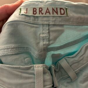 J BRAND Spring Aqua Skinny Pants/Jeans - Size 25 - 98% Cotton - Great Condition